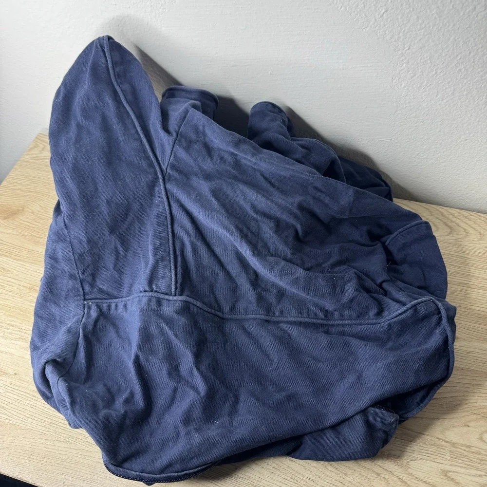 Pottery Barn Kids Size Anywhere Chair Slipcover Navy Blue - COVER ONLY - EMERSON